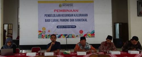 Pembinaan Pengelolaan Keuangan Kalurahan bagi Lurah, Pamong, dan Bamuskal Kalurahan Baturetno