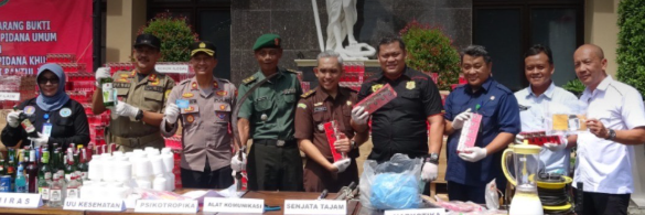 Kejari Bantul : Pemusnahan Barang Bukti Inkracht