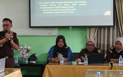 Kejari Bantul : Jaksa Sahabat Guru (JSG) SMPN 3 Imogiri