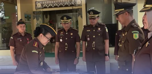 Upacara Serah Terima Jabatan pada Kejaksaan Negeri Bantul