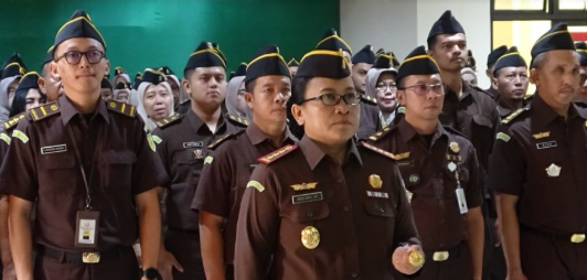 Apel Gabungan Satuan Kerja Kejaksaan se-Daerah Istimewa Yogyakarta