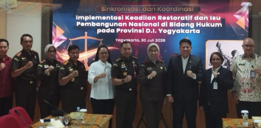 Sinkronisasi dan Koordinasi Implementasi Keadilan Restoratif dan Isu Pembangunan Nasional di Bidang Hukum pada Provinsi D.I. Yogyakarta.