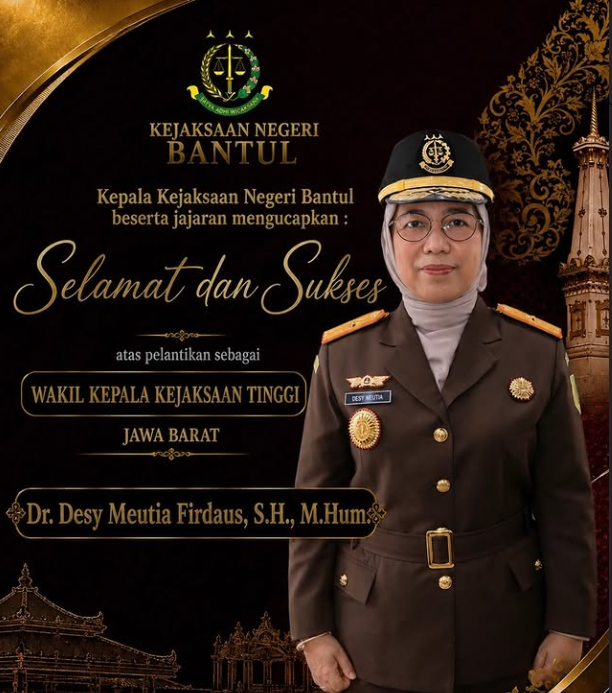 Ucapan Terima Kasih : Dr. Desy Meutia Firdaus, S.H., M.Hum