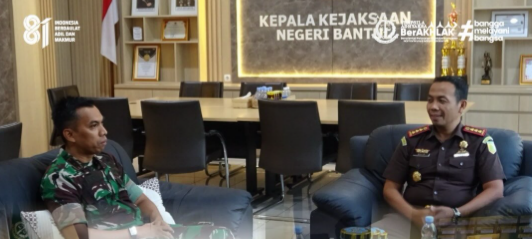 Perkuat Silaturahmi, Perkuat Sinergi TNI dengan Kejaksaan