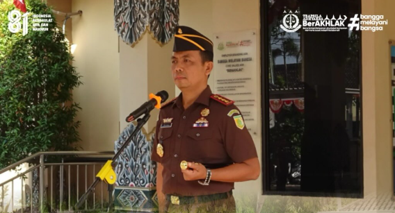 Kejari Bantul : Apel Kerja