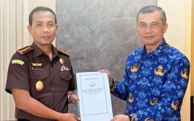 Penyerahan Legal Opinion (LO) Kejaksaan Negeri Bantul kepada Dinas Pendidikan, Kepemudaan dan Olahraga Kab. Bantul