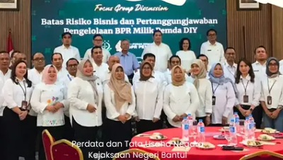 Focus Group Discussion (FGD) dengan tema “Batas Risiko Bisnis dan Pertanggungjawaban Direksi BPR Milik PEMDA DIҮ”.