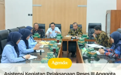 Asistensi Persiapan Pelaksanaan Reses III Anggota DPRD Kabupaten Bantul Tahun 2026
